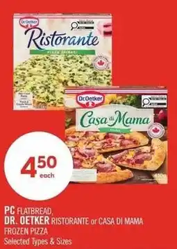 Shoppers Drug Mart PC flatbread dr. oetker ristorante or casa di mama frozen pizza offer