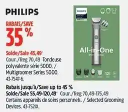 Canadian Tire Philips tondeuse polyvalente série 5000 offer