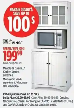 Canadian Tire Living kitchen centre offer