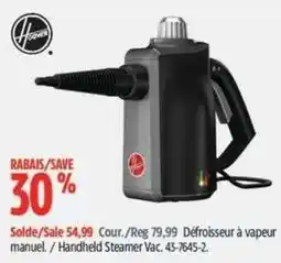 Canadian Tire Hoover Handheld Steamer Vac offer