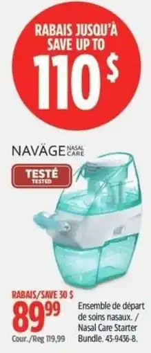 Canadian Tire Navage Nasal Care offer