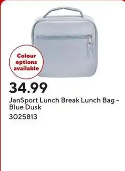 Staples JanSport Lunch Break Lunch Bag offer