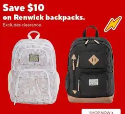 Staples Renwick backpacks offer