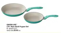 Home Hardware Green Life 2 Pc. Non-Stick Frypan Set offer