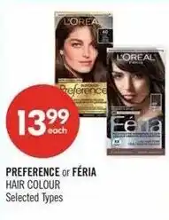 Shoppers Drug Mart L'oreal hair colour offer