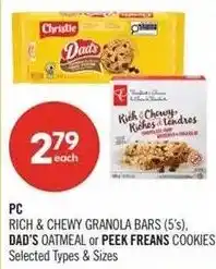 Shoppers Drug Mart PC rich & chewy granola bars offer