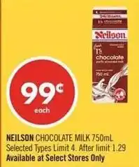 Shoppers Drug Mart Neilson chocolate milk offer