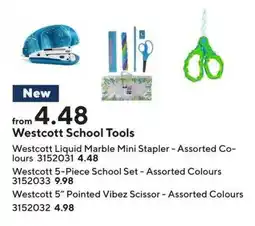 Staples Westcott School Tools offer