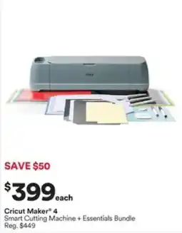 Michaels Cricut Maker 4 offer