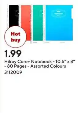Staples Hilroy Core+ Notebook offer