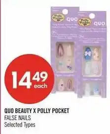 Shoppers Drug Mart Quo beauty x polly pocket false nails offer