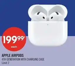 Shoppers Drug Mart Apple AirPods 4th Generation with Charging Case offer