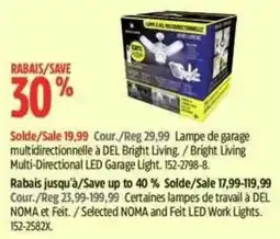 Canadian Tire Bright Living Multi-Directional LED Garage Light offer