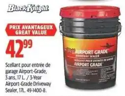 Canadian Tire Black Knight airport grade driveway sealer offer