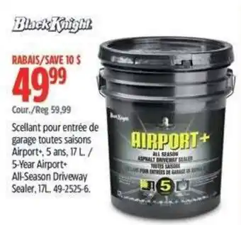 Canadian Tire Black Knight Airport+ All Season Driveway Sealer offer