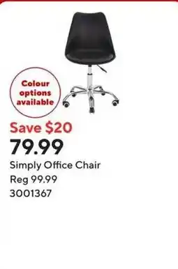 Staples Simply Office Chair offer