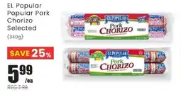 Btrust Supermarket El popular pork chorizo offer