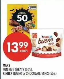 Shoppers Drug Mart Mars fun size treats offer