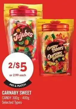 Shoppers Drug Mart Carnaby sweet candy offer