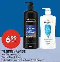 Shoppers Drug Mart Tresemme or Pantene hair care products offer