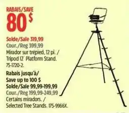 Canadian Tire Tripod 12' Platform Stand offer