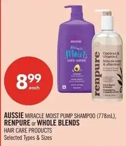 Shoppers Drug Mart aussie miracle moist pump shampoo offer