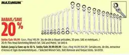 Canadian Tire Maximum 20-Pc Flex Head Ratcheting Wrench Set offer