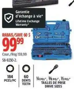 Canadian Tire Lifetime Exchange Warranty* offer