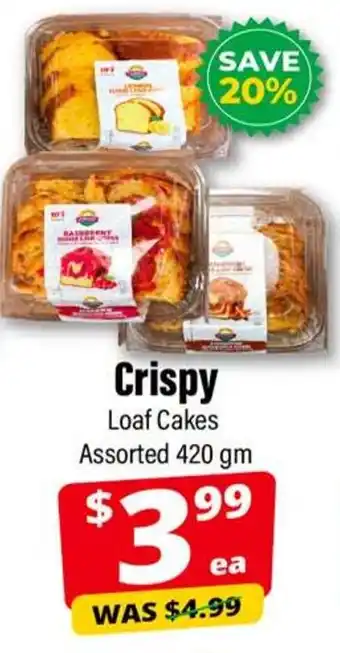 Crispy Loaf Cakes