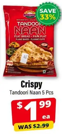 Iqbal Foods Crispy Tandoori Naan offer