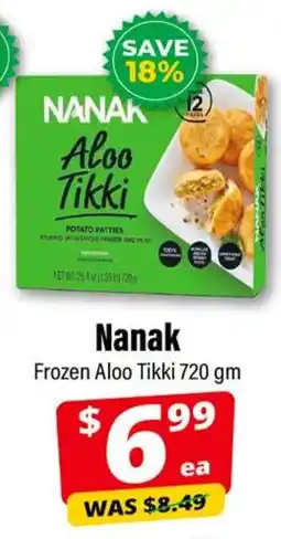 Iqbal Foods Nanak frozen aloo tikki offer