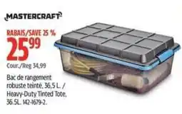 Canadian Tire Mastercraft heavy-duty tinted tote offer