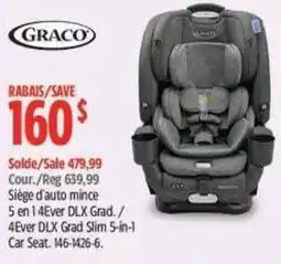Canadian Tire Graco 4Ever DLX Grad. / 4Ever DLX Grad Slim 5-in-1 Car Seat offer