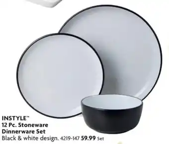 Instyle stoneware dinnerware set