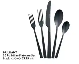 Home Hardware Brilliant 20 Pc. Milan Flatware Set offer