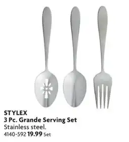 Home Hardware Stylex 3 Pc. Grande Serving Set offer