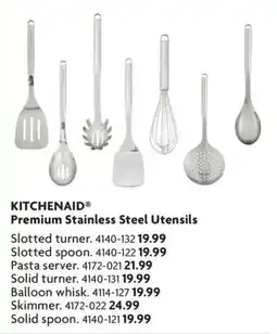 Home Hardware Kitchenaid premium stainless steel utensils offer