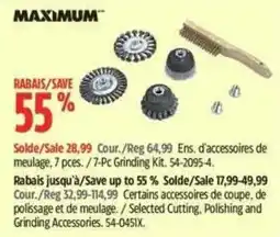 Canadian Tire Maximum 7-Pc Grinding Kit offer
