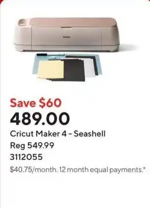 Cricut Maker 4 - Seashell