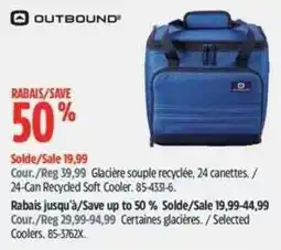Canadian Tire Outbound 24-can recycled soft cooler offer