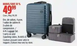 Canadian Tire 4-pc luggage set offer