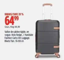 Canadian Tire Hardside Fashion Carry-On Luggage offer