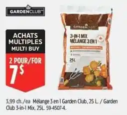 Canadian Tire Garden Club 3-in-1 Mix offer