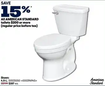 American Standard toilets