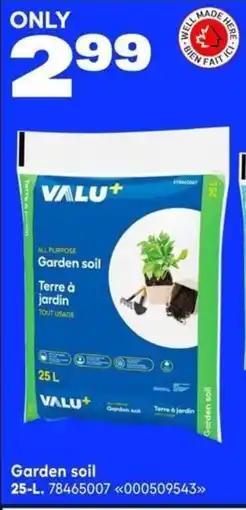 RONA Valu+ garden soil offer