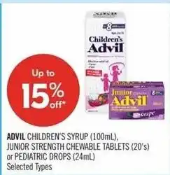 Shoppers Drug Mart Children's Advil offer