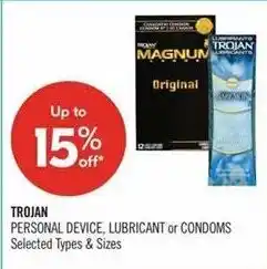 Shoppers Drug Mart Trojan personal device, lubricant or condoms offer