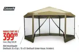 Canadian Tire Coleman OneTouch Screen House offer