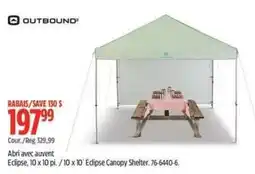 Canadian Tire Outbound eclipse canopy shelter offer
