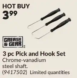 Princess Auto Grease & Gear 3 pc Pick and Hook Set offer